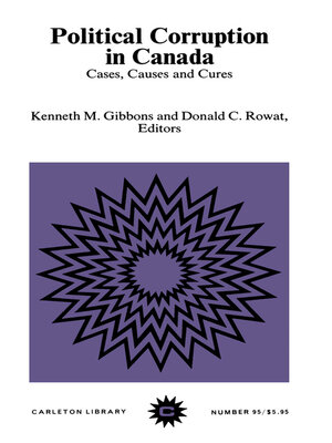 cover image of Political Corruption in Canada
